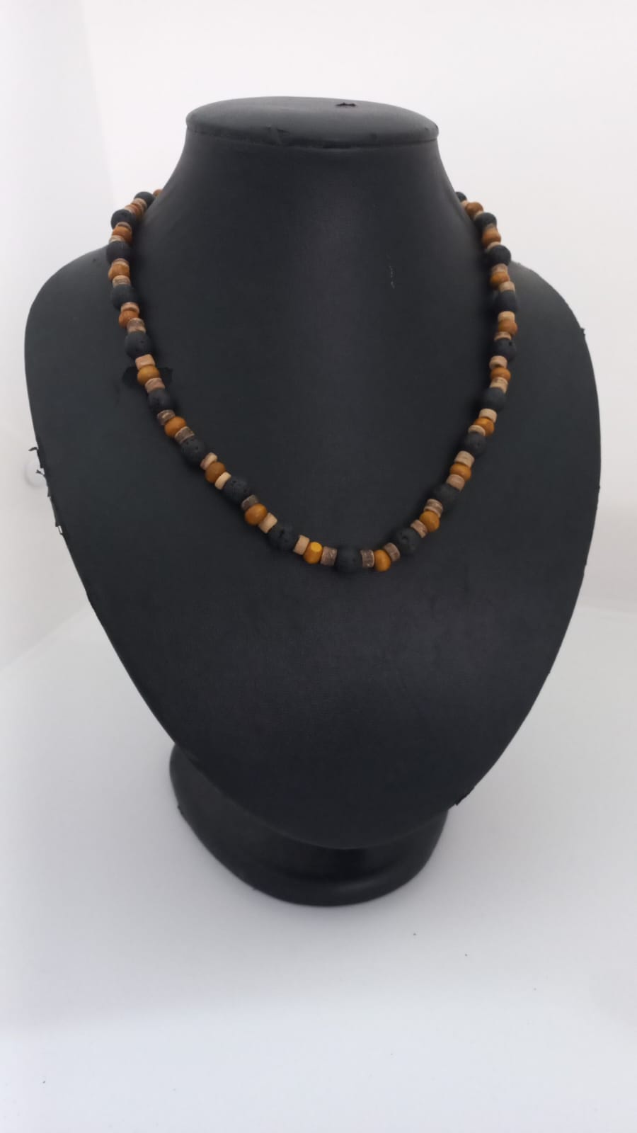 Collar Afro Boho de cuentas mixtas