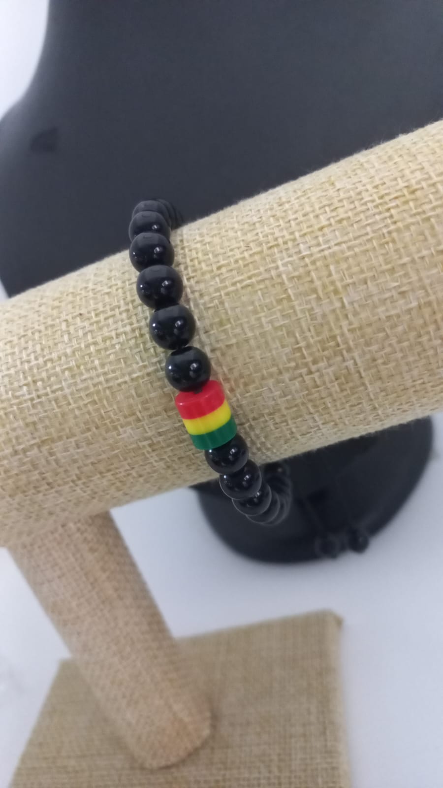 Pulsera de Cuentas Negras B