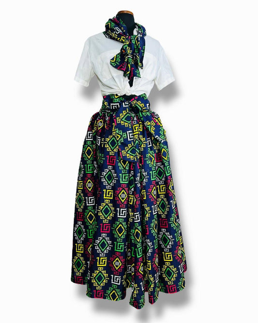 Nœud lavallière Kente Kumasi