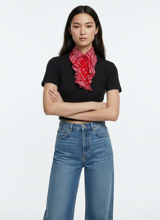 Red Bandana Tie