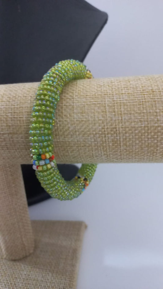 Pulsera Maasai - Verde