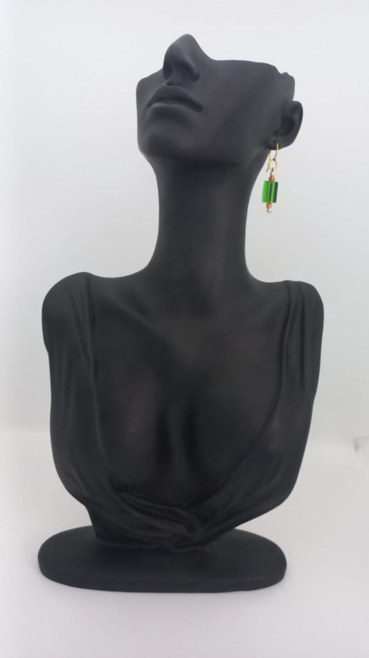 Aretes Krobo Green