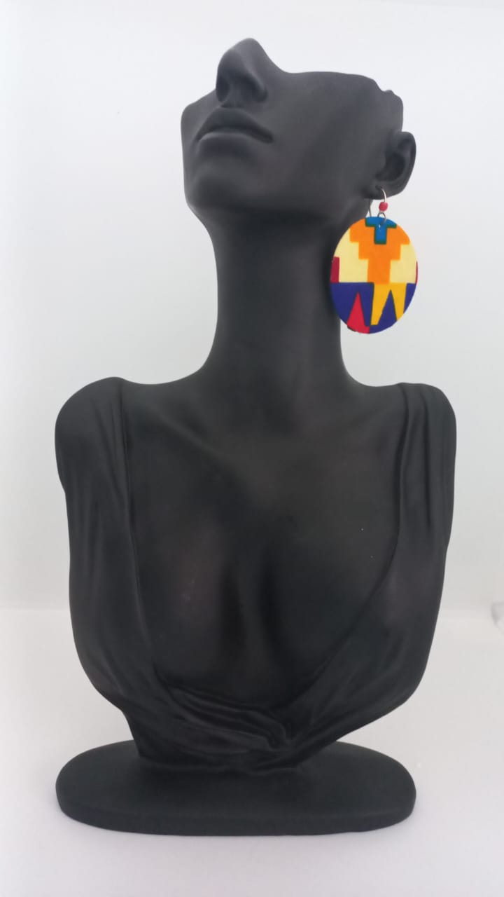 Aretes Geo Prime  - Tela (Medium)