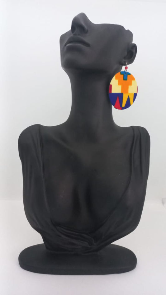 Aretes Geo Prime  - Tela (Medium)