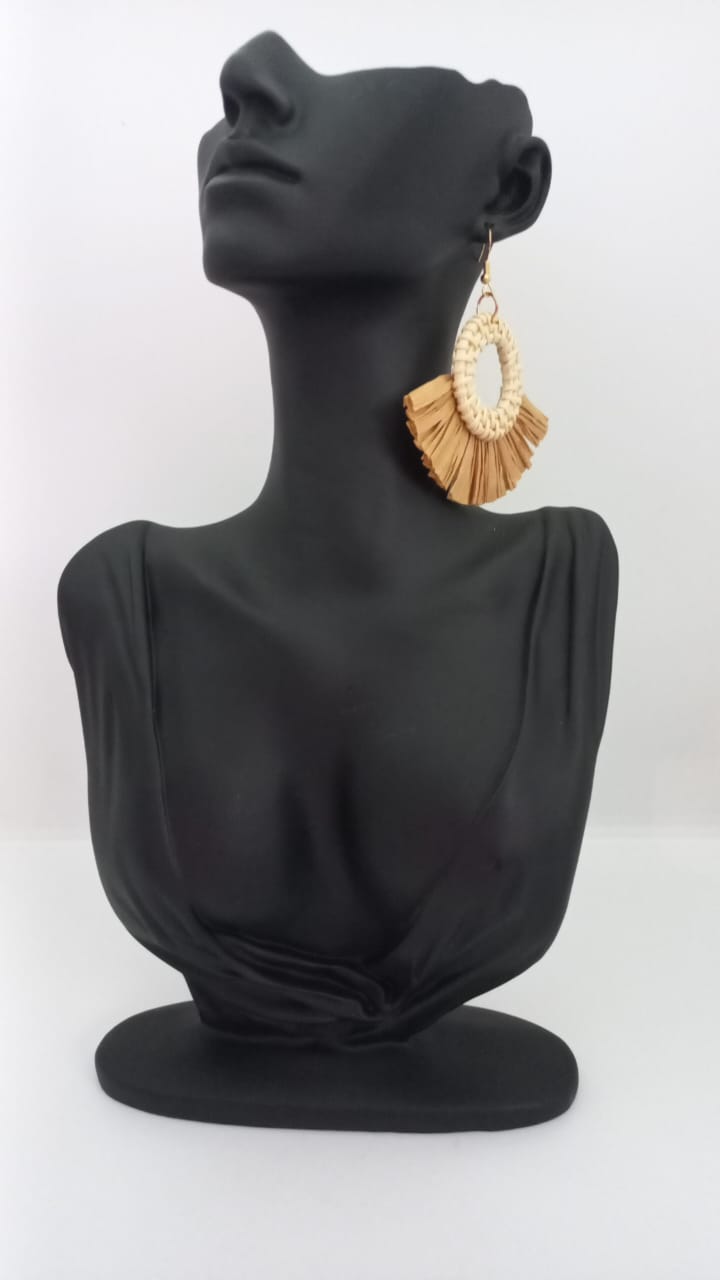 Aretes Rattan - Circle